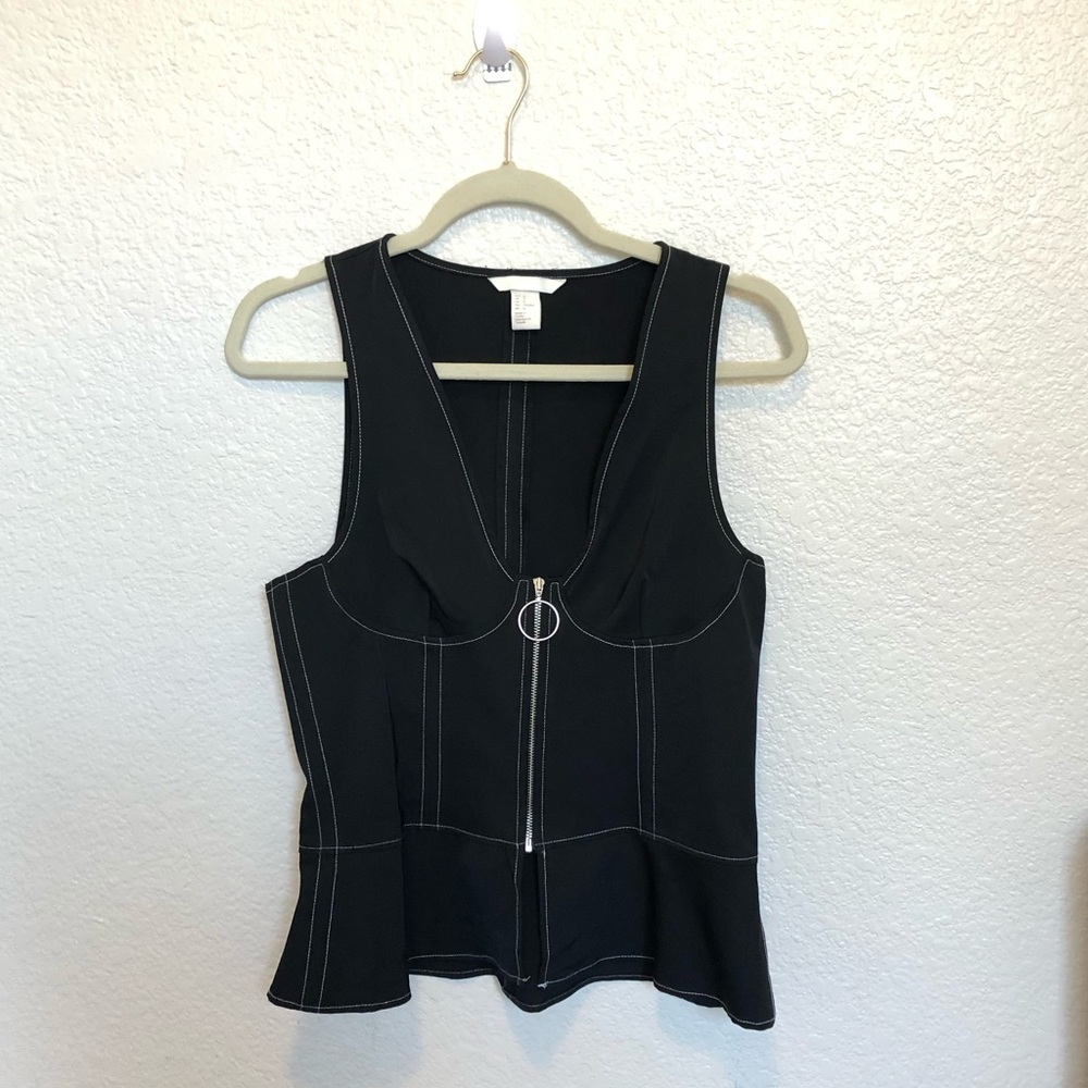 H&M Zip blouse